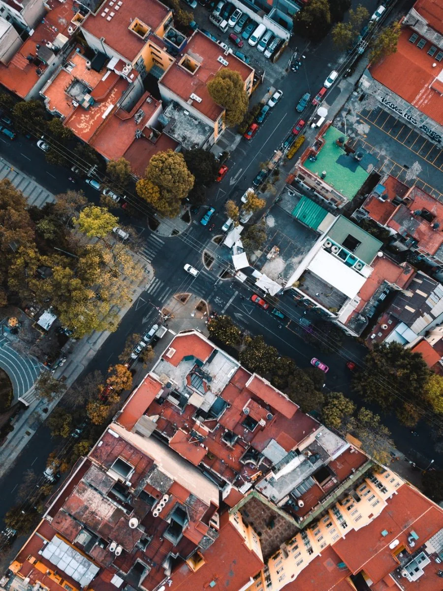 Paint By Numbers | Assorted Cars On Street Aerial View