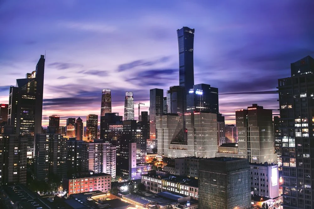 Paint By Numbers | Beijing - Black High Rise Builcing