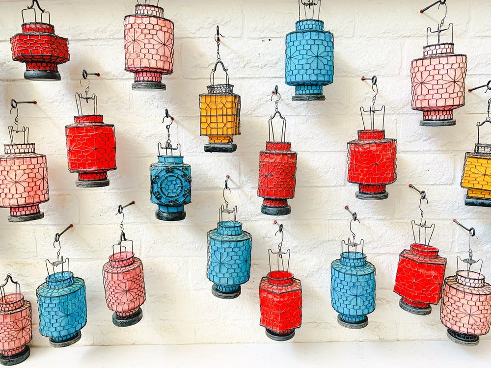Paint By Numbers | Blue Red And Green Candles