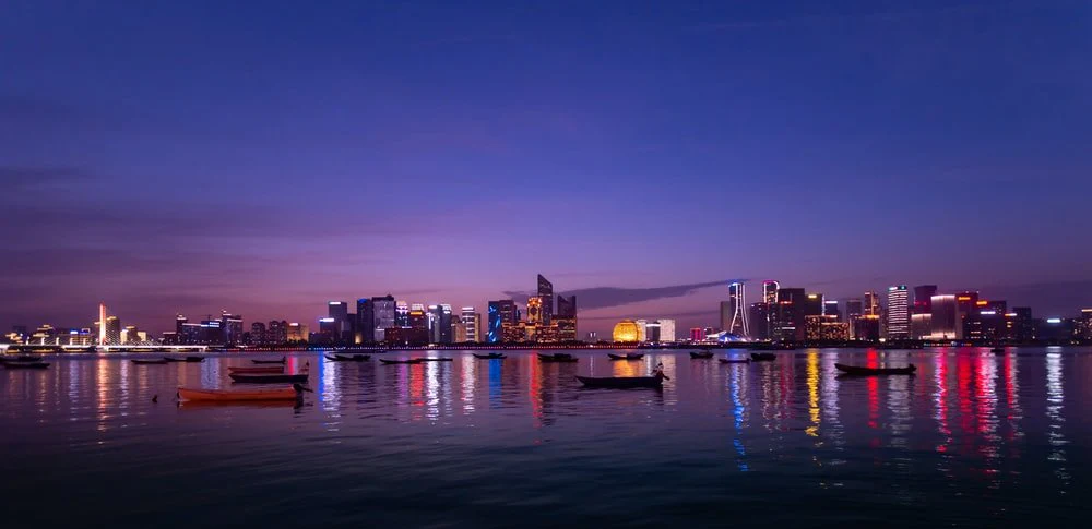 Paint By Numbers | Hangzhou - Body Of Water And Buildings