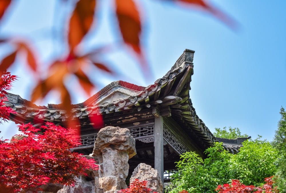 Paint By Numbers | Yangzhou - Brown And Gray Temple Under Blue Sky During Daytime