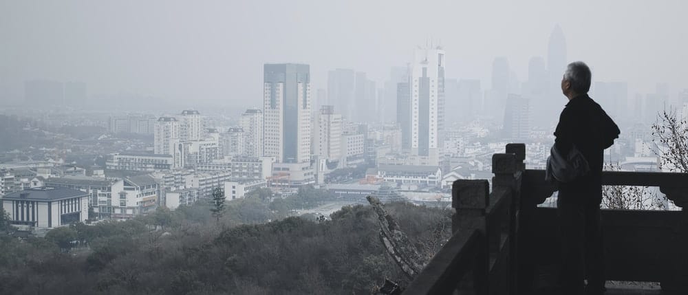 Paint By Numbers | Shaoxing - City Skyline During Foggy Day