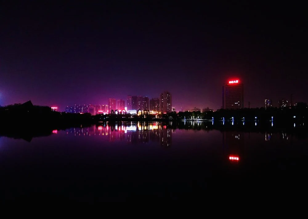 Paint By Numbers | Jiaozuo - City Skyline During Night Time