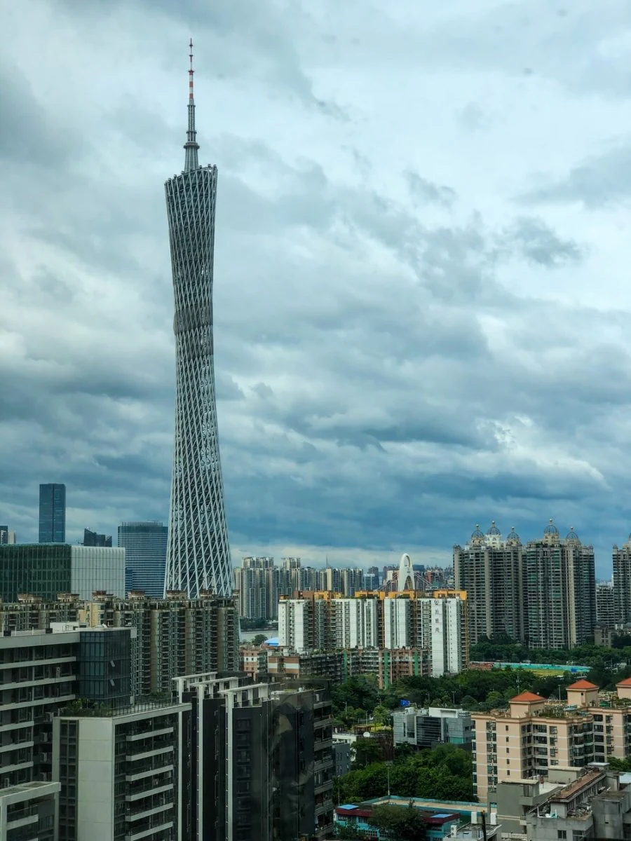 Paint By Numbers | City Skyline Under Cloudy Sky During Daytime