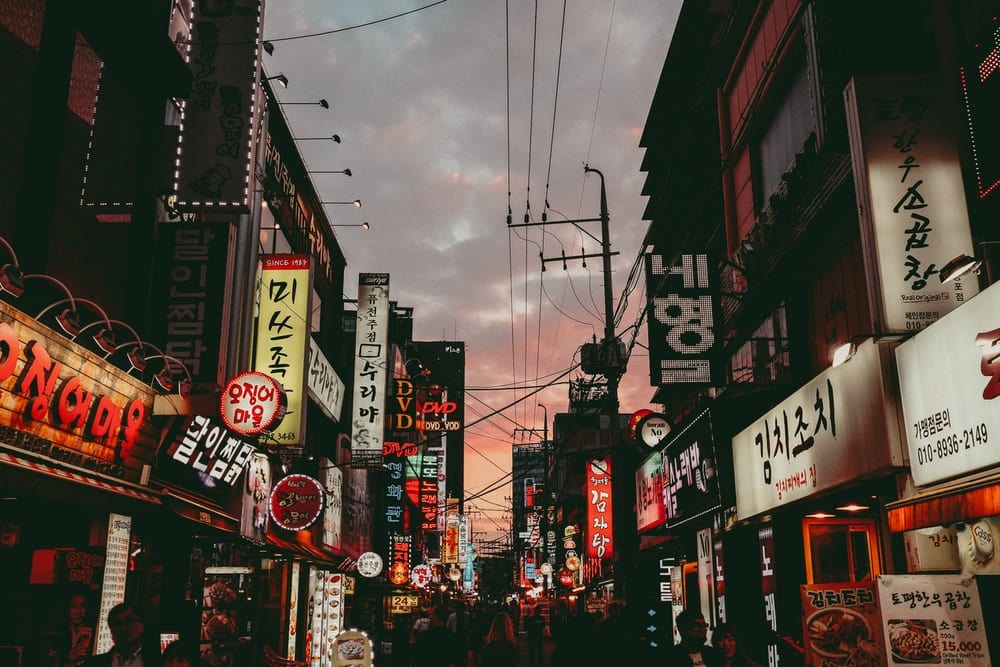 Paint By Numbers | Seoul - City Under Cloudy Sky