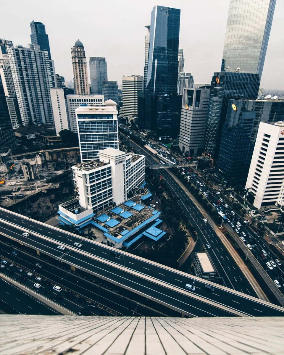 Paint By Numbers | Jakarta - City With Buildings Photograph