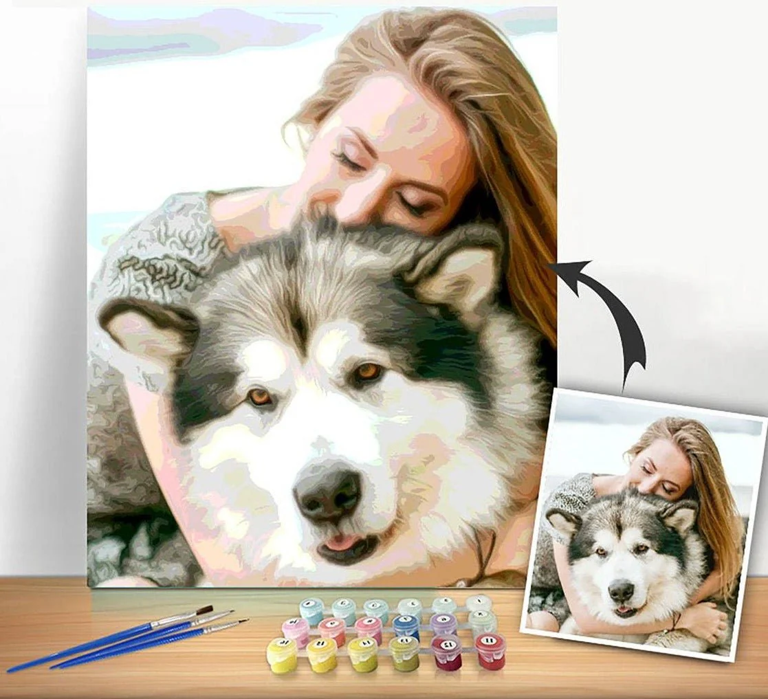 Custom Couple Paint by Numbers | Just Upload Your Picture! - Image 5