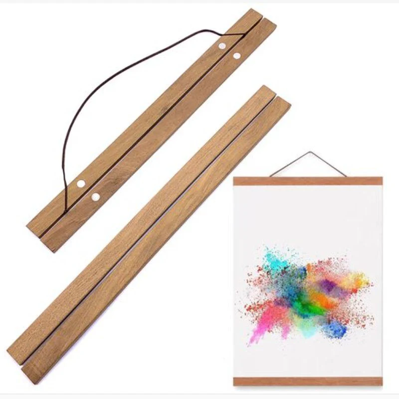 Magnetic Wooden Canvas Hanger - Image 3
