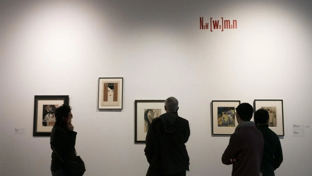 Paint By Numbers | Four People Watching Paintings On Wall