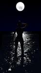 Full Moon Lake Sea Paint By Number Kit