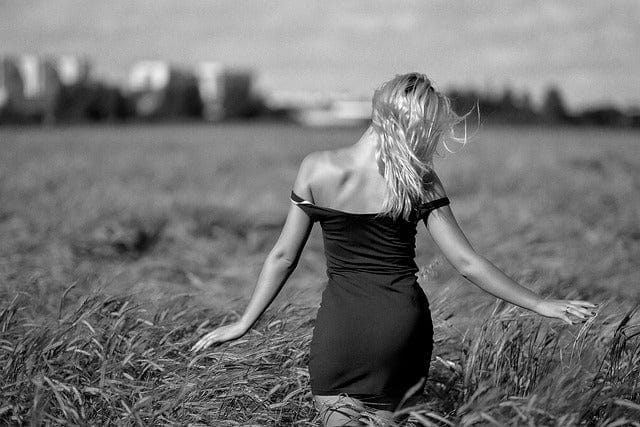 Girl In A Field Passion Blonde Paint By Number Kit