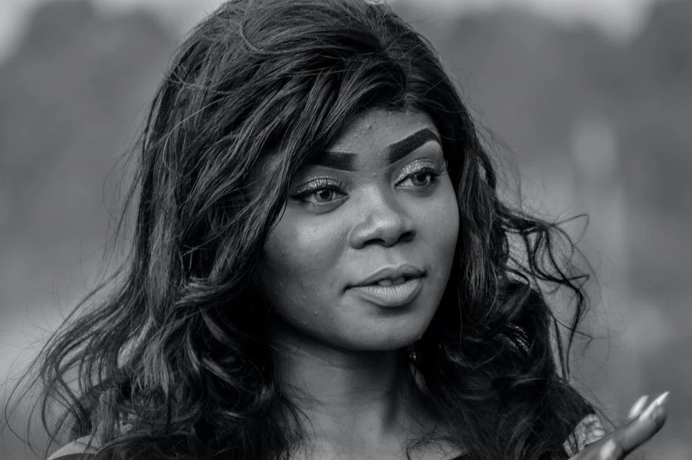 Paint By Numbers | Kinshasa - Grayscale Photo Of Womans Face