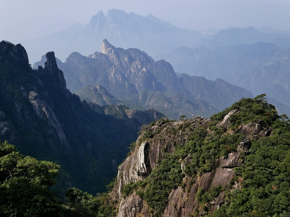 Paint By Numbers | Shangrao - Green And Brown Mountains During Daytime