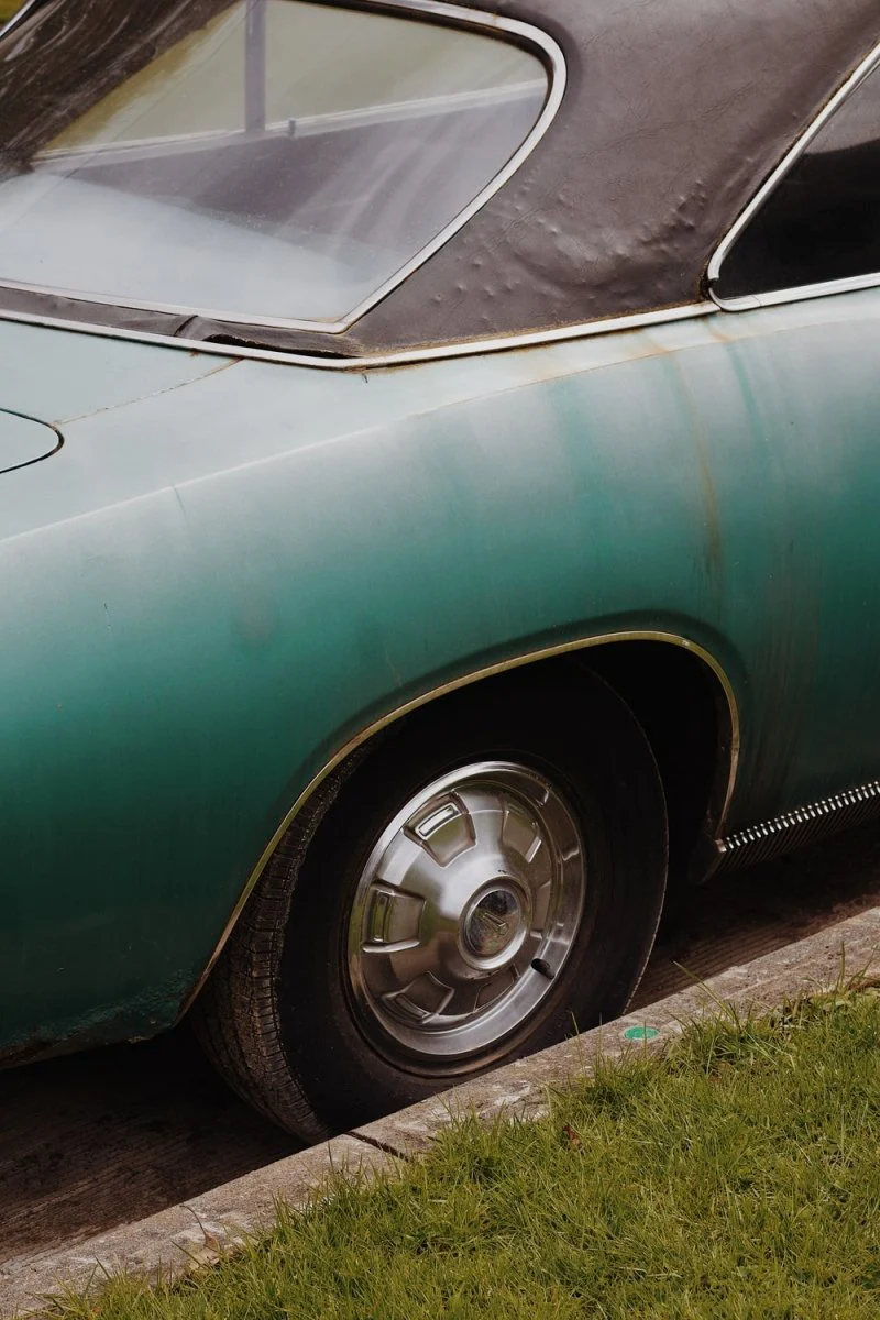 Paint By Numbers | Barracuda - Green Car On Green Grass