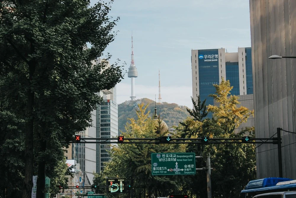 Paint By Numbers | Green Signage Hanging Above The Road