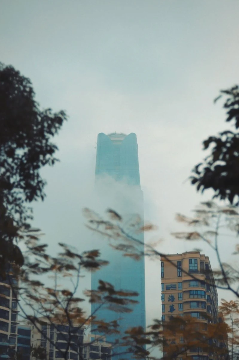 Paint By Numbers | Nanning - Green Trees Near High Rise Building During Daytime