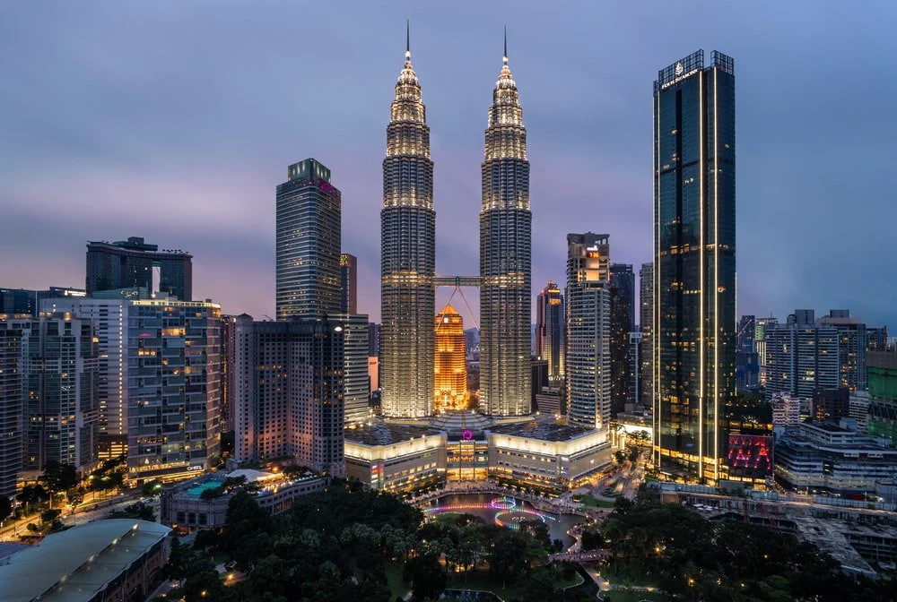 Paint By Numbers | Kuala Lumpur - High Rise Building During Night Time