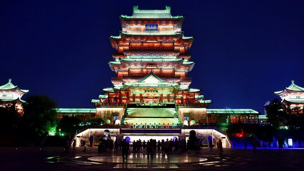 Paint By Numbers | Nanchang - Japanese Temple At Night