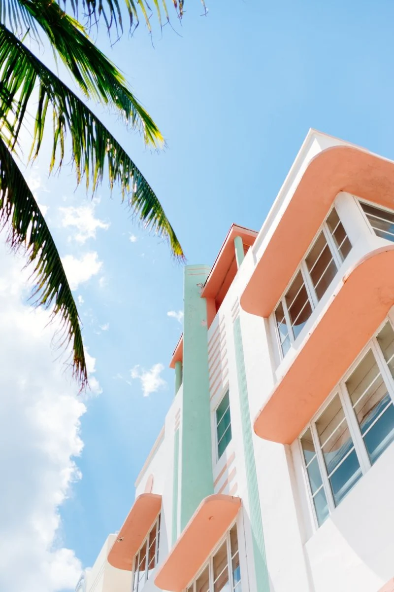 Paint By Numbers | Miami - Low Angle Photo Of White And Orange Concrete Building