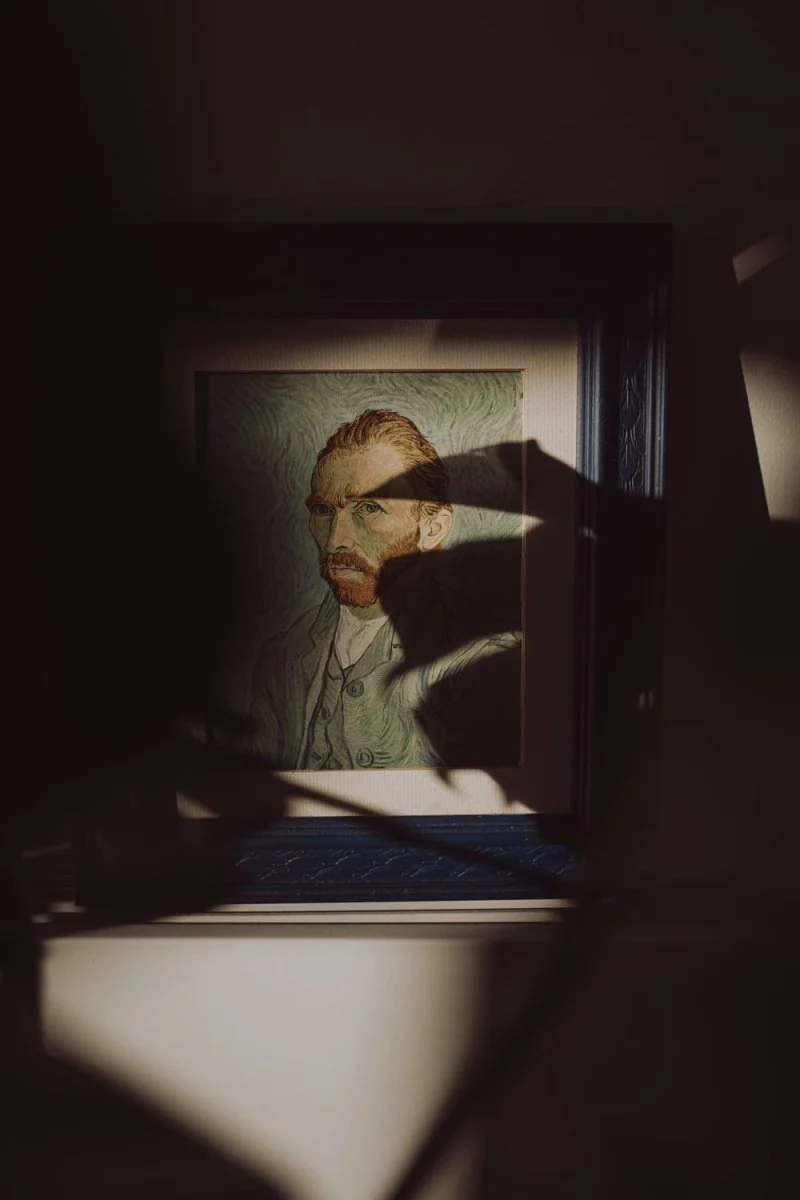 Paint By Numbers | Vincent Van Gogh - Man In White Dress Shirt Wearing Black Framed Eyeglasses