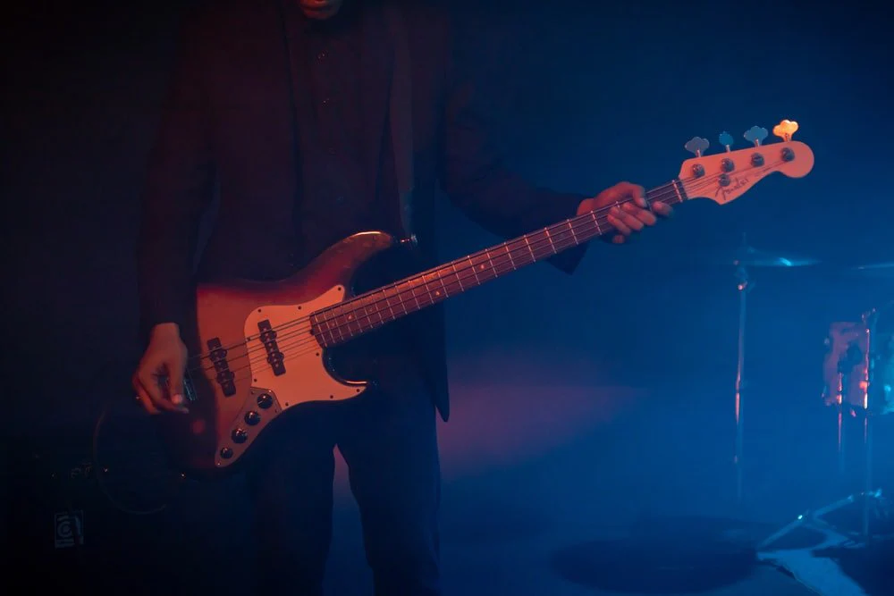 Paint By Numbers | Bass - Man Playing Electric Guitar On Stage
