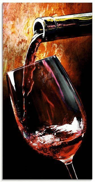 Paint By Numbers | A Glass of Red Wine