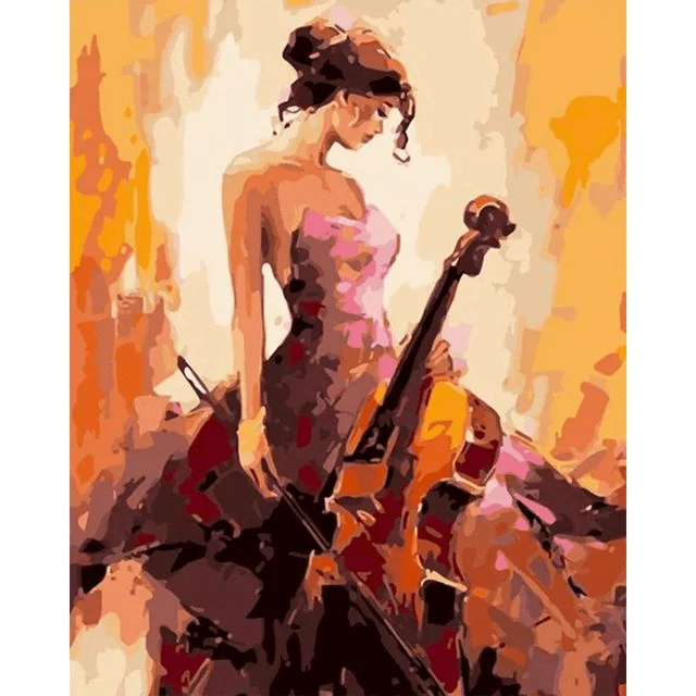 Paint By Numbers | A Lady in Cello