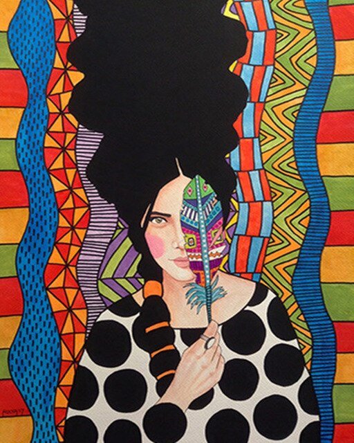 Paint By Numbers | Abstract Girl - Image 16