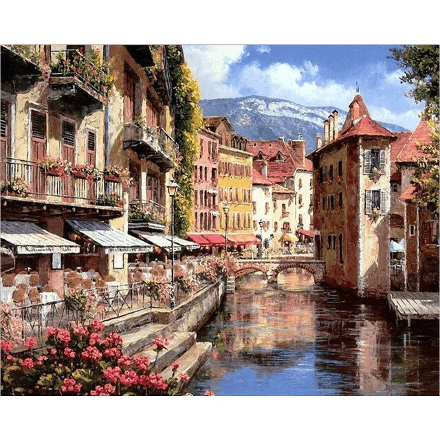 Paint By Numbers | Annecy Lake