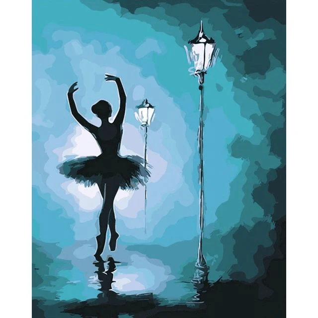Paint By Numbers | Ballerina in A Spotlight