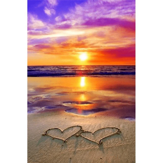 Paint By Numbers | Beach Sunset