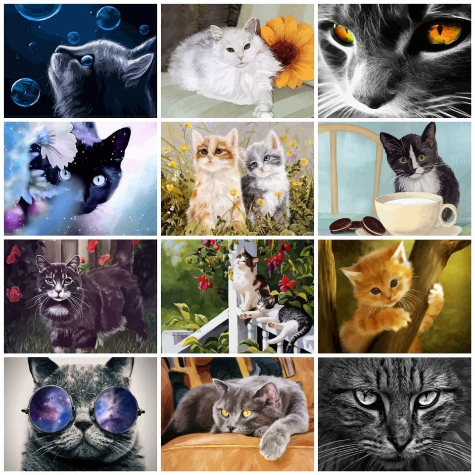 Paint By Numbers | Cats