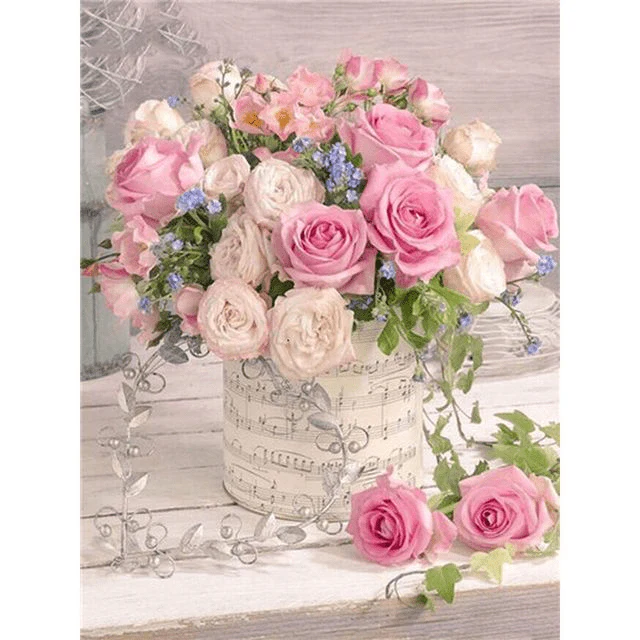 Paint By Numbers | Classic Floral Centerpiece