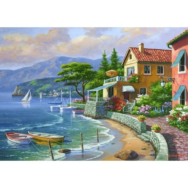 Paint By Numbers | Coastal Shore