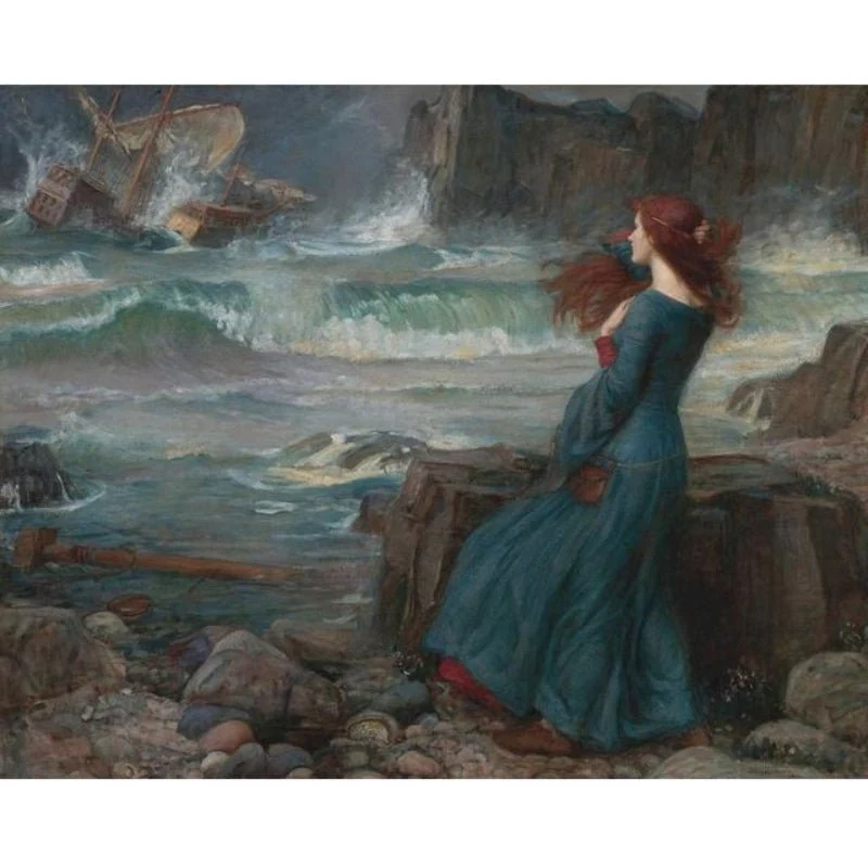 Paint By Numbers | John William Waterhouse, Miranda