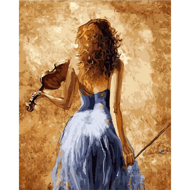 Paint By Numbers | Lady in Violin