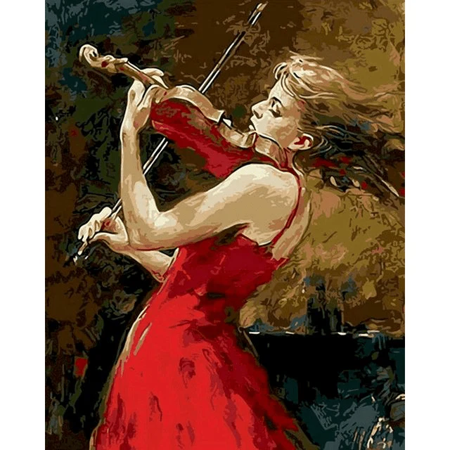 Paint By Numbers | Lady in Violin 2