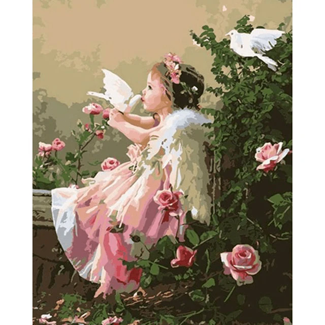 Paint By Numbers | Little Angel and Doves