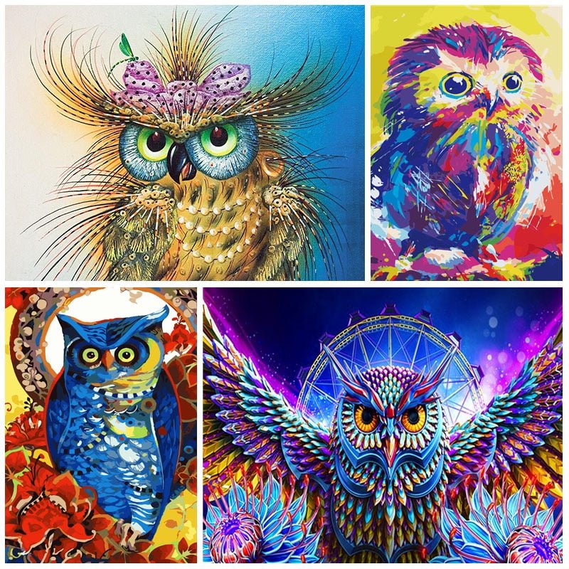Paint By Numbers | Owls