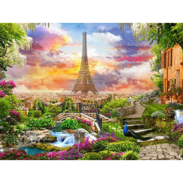Paint By Numbers | Parisian Garden
