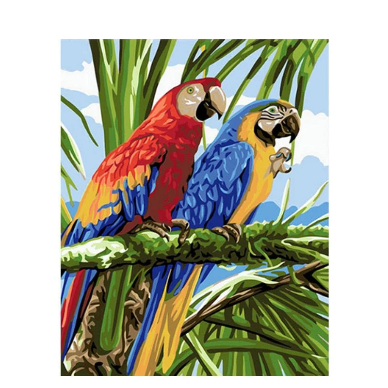 Paint By Numbers | Parrots - Image 4