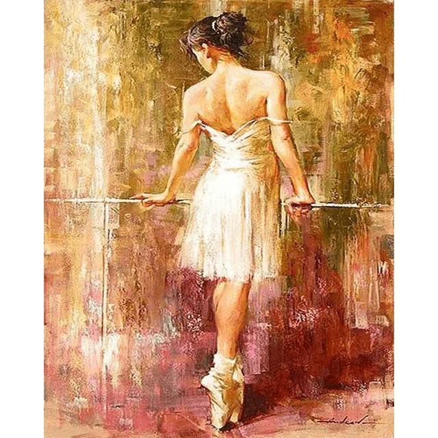 Paint By Numbers | Rehearsing Ballerina