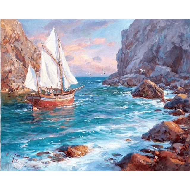 Paint By Numbers | Sailing Ship