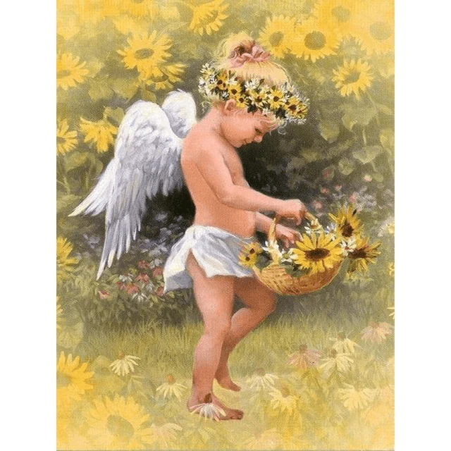 Paint By Numbers | Sunflower Angel