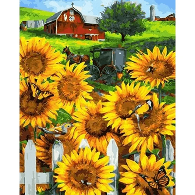 Paint By Numbers | Sunflower Paradise