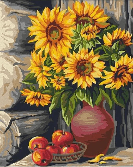 Paint By Numbers | Sunflower Vase 3