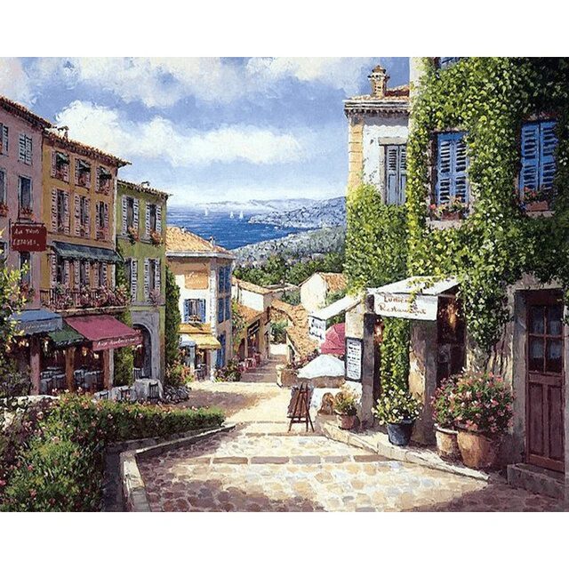 Paint By Numbers | Sunny Mediterranean