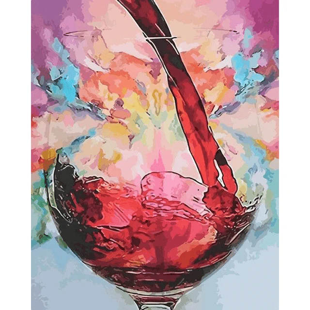 Paint By Numbers | The Art of Wine Abstract