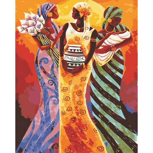 Paint By Numbers | Trio African Women