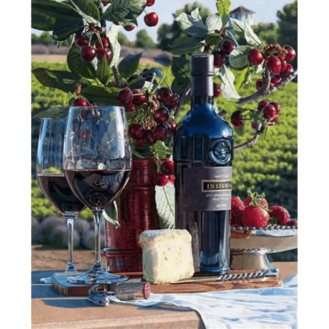 Paint By Numbers | Wine and Cheese